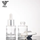Flat Shoulder Glass Bottle